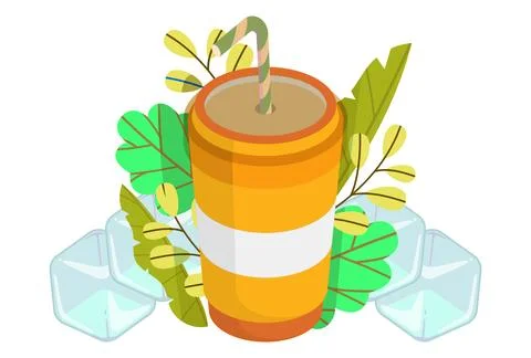 Cup Concept Illustration 스톡 일러스트