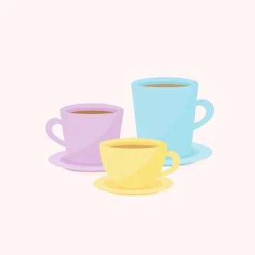 Cup cup cup Illustrazione stock