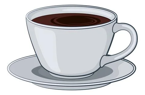 Cup with Drink Stock Illustration