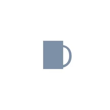 Cup with drink on white background. Main object. Comic bright color vector Stockillustratie