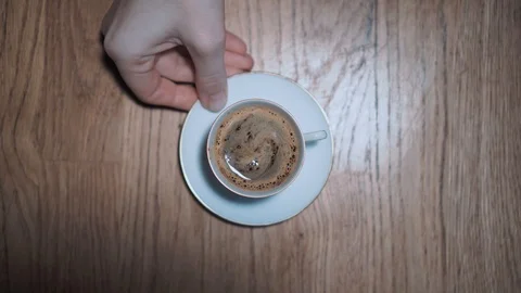 Cup of espresso Видео 100454808