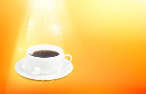 Cup of espresso. Stock Illustration