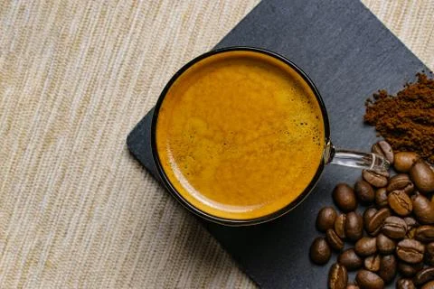 Cup of espresso Stock Photos