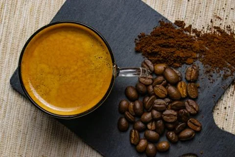 Cup of espresso Stock Photos