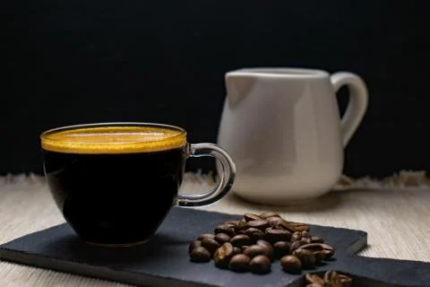 Cup of espresso Stock Photos