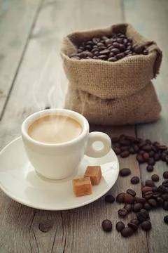 Cup of espresso Stock Photos