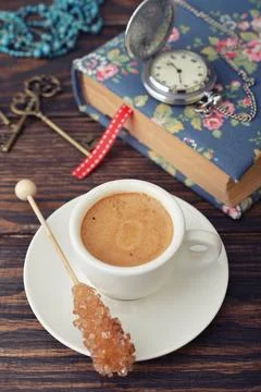 Cup of esspresso Stock Photos