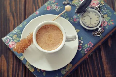 Cup of esspresso Stock Photos