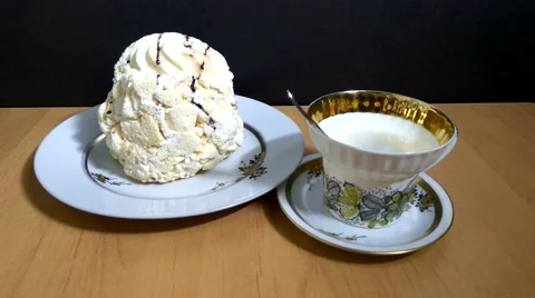 A Cup filled with hot  coffee Stock-Footage 68609535