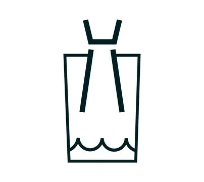 Cup-filler symbol Stock Illustration