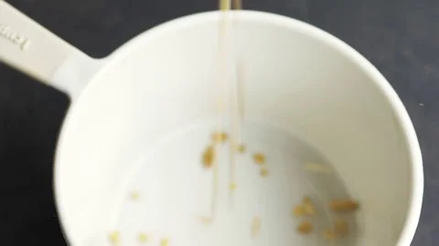 Cup of Freekeh Stock Footage 70018215