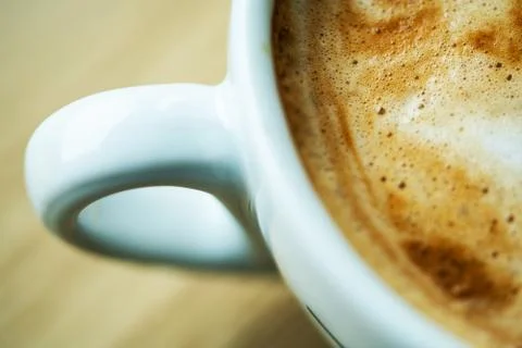 Cup of Fresh Made Arabica Coffee Cappuccino Stock Photos