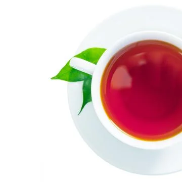 Cup of freshly brewed tea Stock Photos