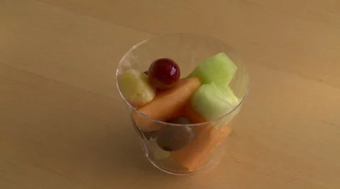 Cup of Fruit Stock Footage 41961253