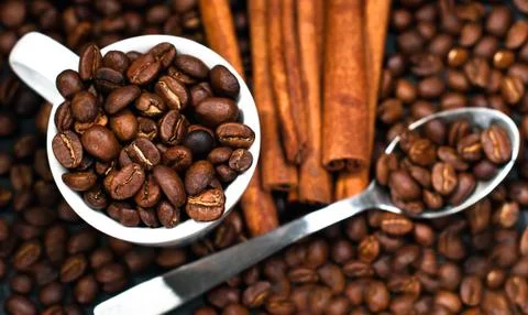 Cup full of coffee. Fotos de archivo