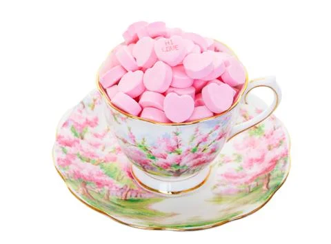 Cup full of love Stock Photos