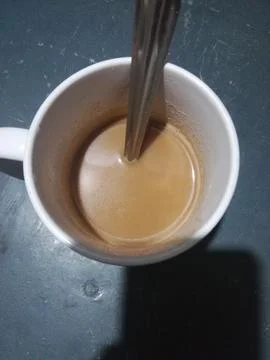 A cup full of tea Stock Photos