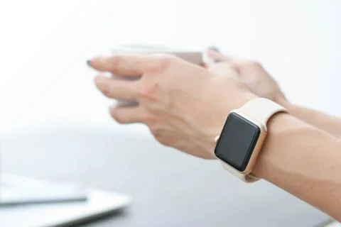 Cup at hand Stock Photos