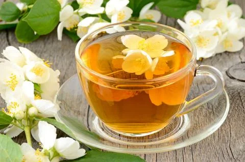 Cup of herbal tea Foto stock