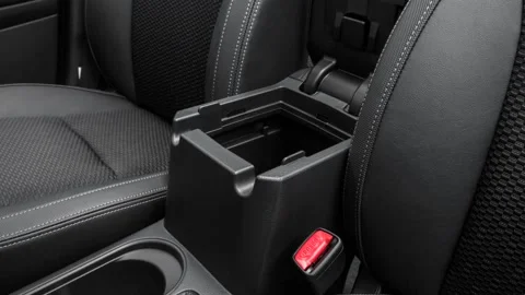 Cup holder close up in car interior  2017 Subaru Forester 2.0 XT Premium Stock Footage 159874540