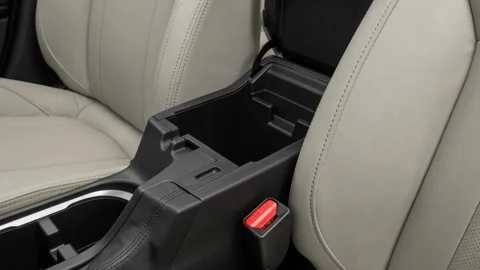 Cup holder close up in car interior  2017 Subaru Impreza 2.0i Limited EyeSight Stock Footage 159891073