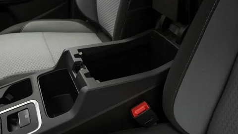 Cup holder close up in car interior  2017 Ford Escape SE Stock Footage 159935628