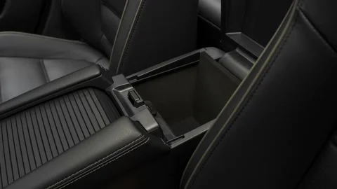 Cup holder close up in car interior  2017 Mazda MAZDA6 Grand Touring Stock Footage 159942182