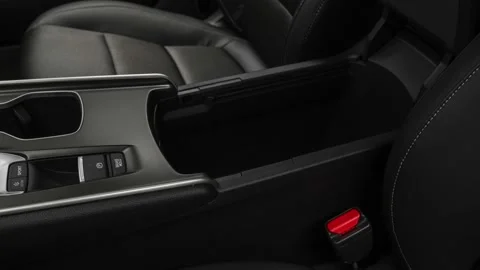 Cup holder close up in car interior  2018 Honda Accord Sport Stock Footage 159978498