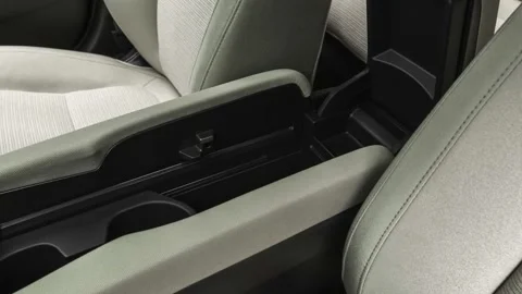 Cup holder close up in car interior  2019 Honda Insight EX Video stock 160021630
