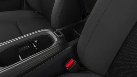 Cup holder close up in car interior  2019 Honda HR-V Sport Stock Footage 160029292