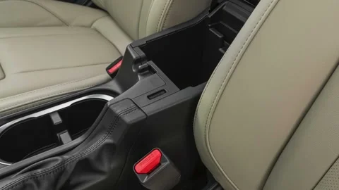 Cup holder close up in car interior  2020 Subaru Impreza 2.0i Limited Stock Footage 160050267