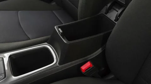 Cup holder close up in car interior  2019 Chevrolet Cruze LT Stock Footage 160051270