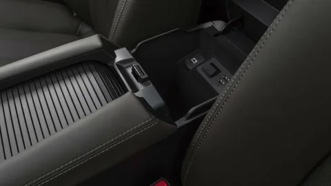 Cup holder close up in car interior  2019 Mazda MAZDA6 Signature Stock Footage 160076464