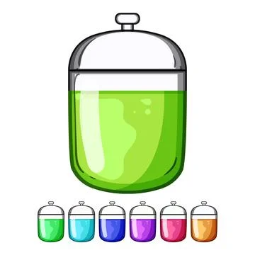 Cup honey jar cartoon vector graphic Stock Illustration