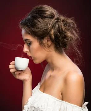 Cup of Hot Beverage 写真素材