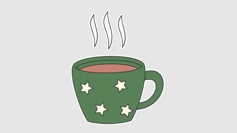 Cup of hot chocolate Stock Footage 340216704