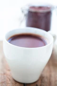 Cup of hot chocolate Foto stock