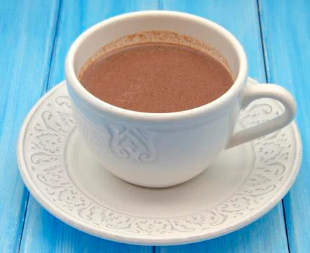 Cup of hot chocolate Stock Photos