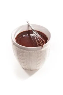 Cup of hot chocolate Stock Photos