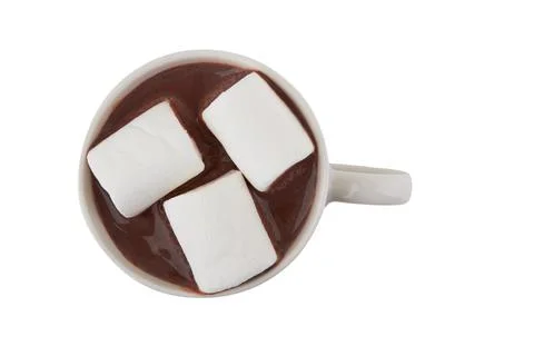 Cup of hot cocoa Stock Photos