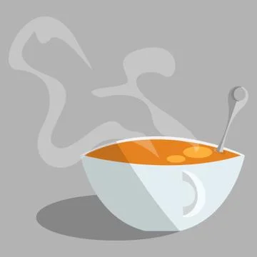 Cup of hot coffee Stock Illustration