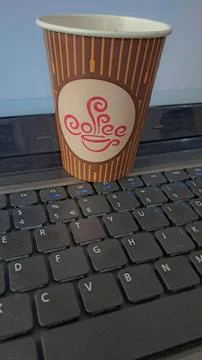 A Cup of Hot Coffee Stock Photos