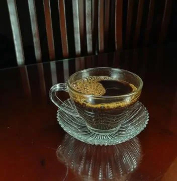 A cup of hot coffee Stock Photos