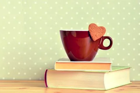 Cup of hot drink Stock Photos