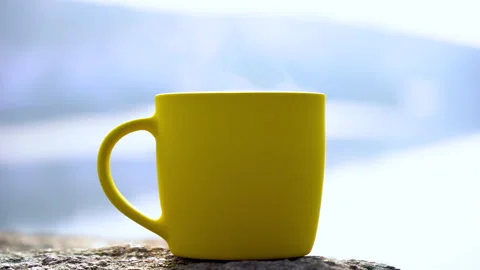 Cup of hot tea Stock Footage 237294857