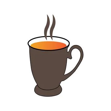 Cup of hot tea icon Stock Illustration