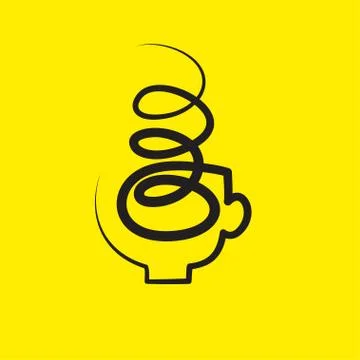 Cup of hot tea Stock Illustration