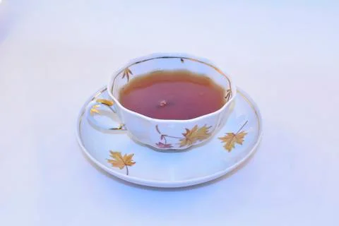 A cup of hot tea Stock Photos