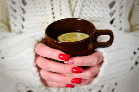 Cup of hot tea 写真素材