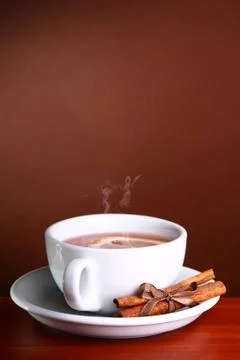 A cup of hot tea Stock Photos